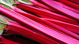 Crimson Red Rhubarb - Large Crown Root Division - Rich Flavor, Heavy Yields, Red Stalks