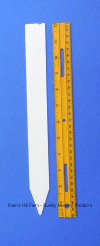 Molded Plastic Field /Garden/ Plant Stakes - Made in USA -12" X 1.25" - Heavy Duty