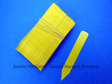 Yellow Plastic Plant Stakes Labels Nursery Tags - Made in USA 4" X 5/8"